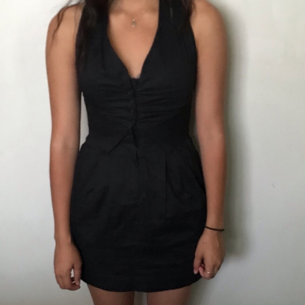 All Saints tux dress